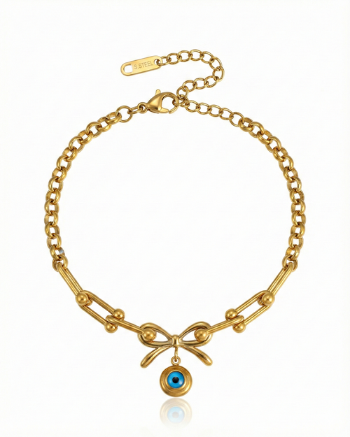 Bow Knot & Azure-Ocular Bracelet