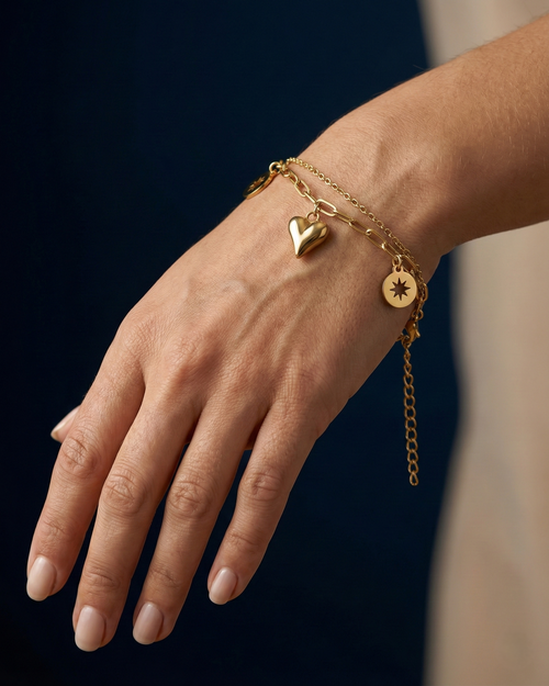 Cordiform & Stellar-Aperture Bracelet