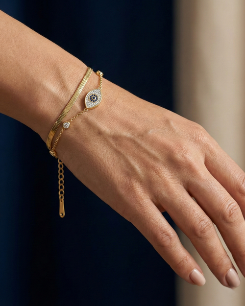 Crystal Pavé Ocular Bracelet