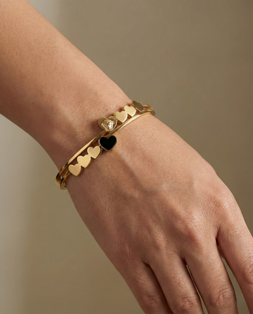 Gilded Ebony Mythos Heart Kada