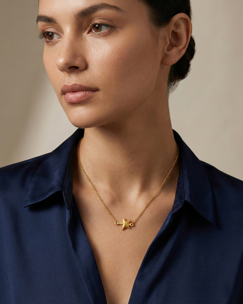 Voluminous-Stellar Solitary Necklace