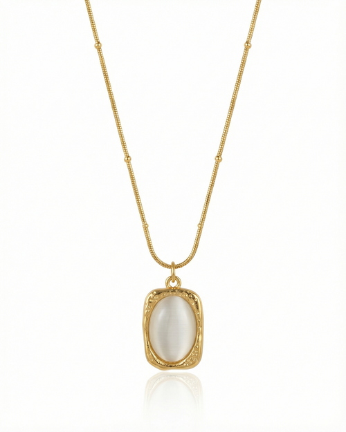 Chatoyant Ovoid-Insignia Necklace