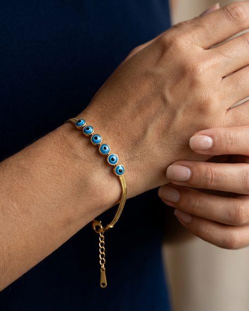 Seriate Azure-Ocular Bracelet