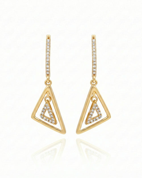 Nested Geometric Triangle Dangles