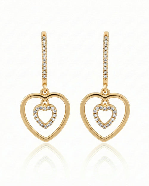 Nested Heart Frame Dangles