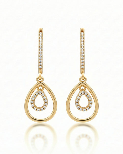Nested Teardrop Frame Dangles