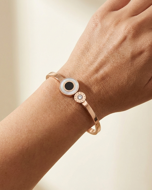 Nacreous-Noir & Crystalline Kada