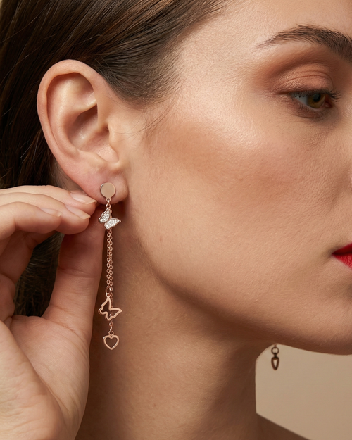 Fluttering Heart Asymmetric Dangles