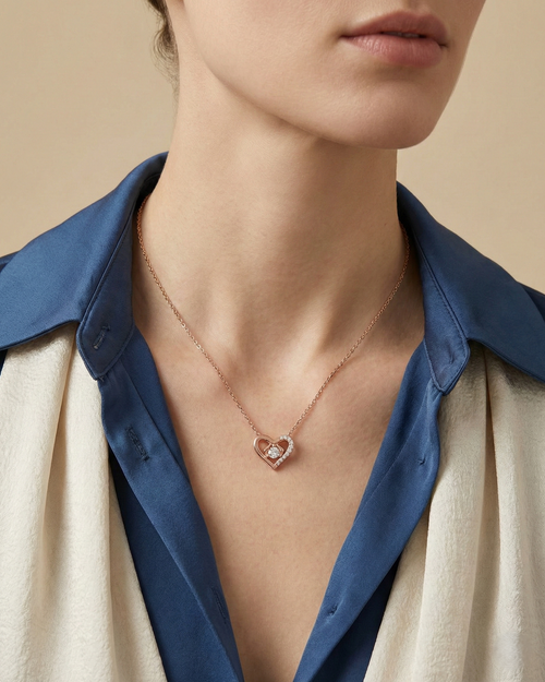 Kinetic-Core Heartlet Necklace