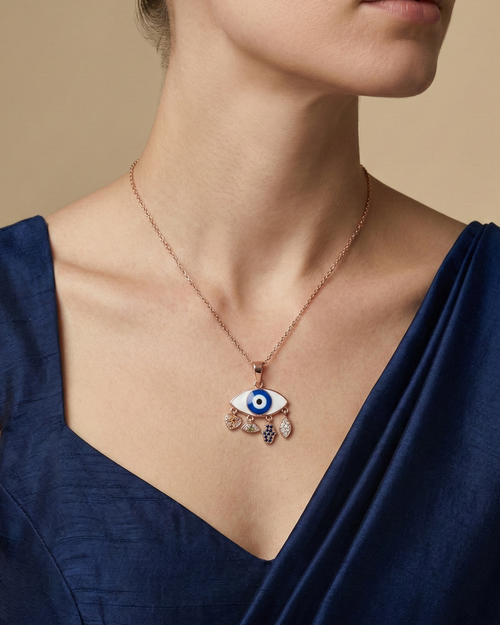 Roseate Mystic Amulet Necklace