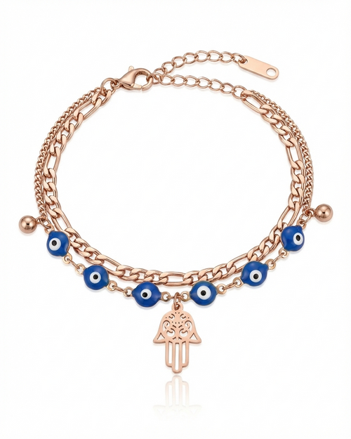 Layered Ocular & Palm Bracelet