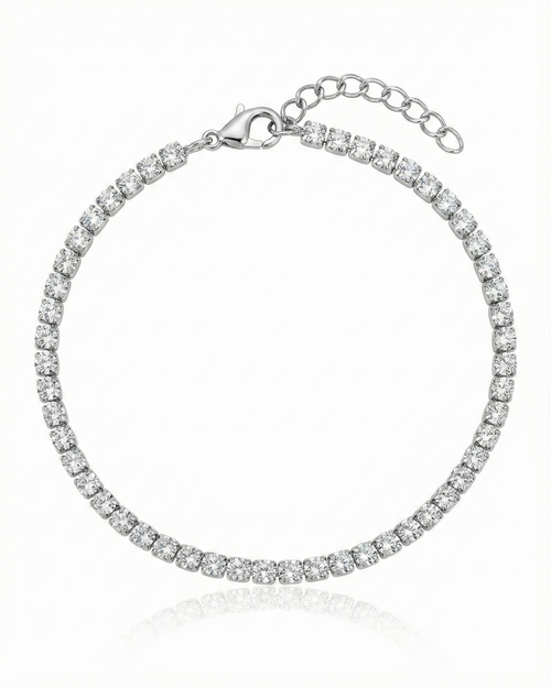 Seriate Crystalline Tennis Bracelet