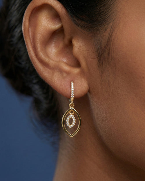 Nested Marquise Foliage Dangles