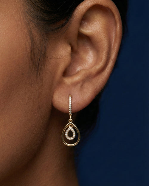 Nested Teardrop Frame Dangles