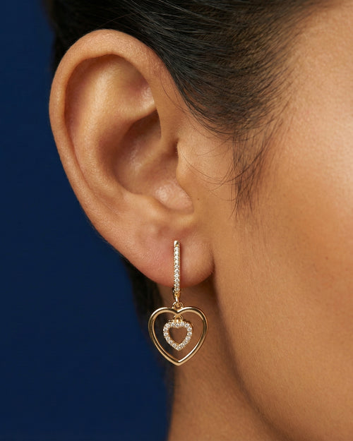 Nested Heart Frame Dangles